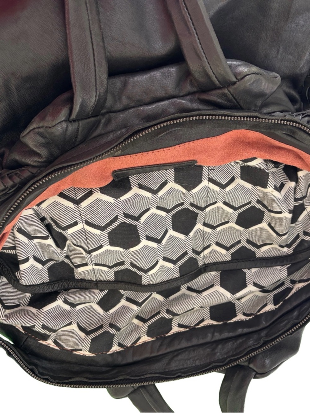 Liebeskind Berlin Baraka Black Leather Tote - Picture 9 of 14